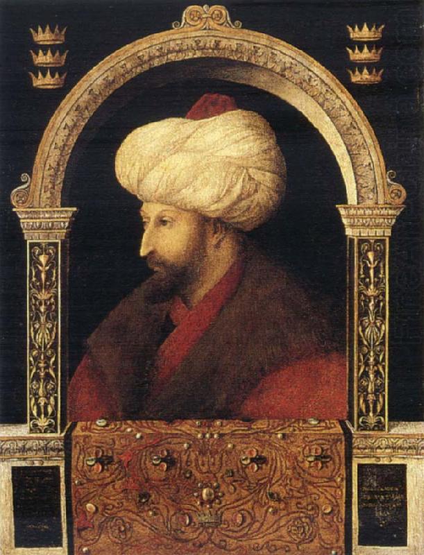 Gentile Bellini Sultan Muhammad ii china oil painting image